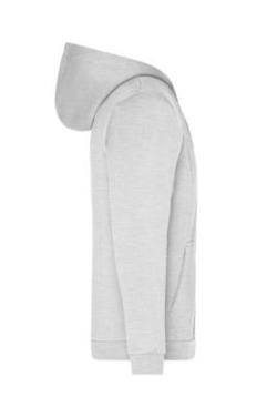 Men's Promo Zip Hoody, ash – James & Nicholson (3)