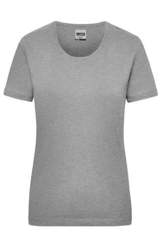 Workwear-T Women, grey-heather – James & Nicholson (1)