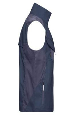 Workwear Vest – STRONG, navy/navy – James & Nicholson (3)