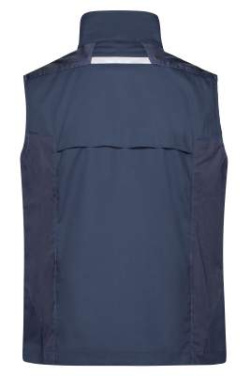 Workwear Vest – STRONG, navy/navy – James & Nicholson (4)
