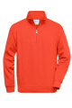 Workwear Half-Zip Sweat, spicy-orange