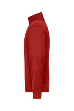 Workwear Sweat Jacket, wine – James & Nicholson (2)