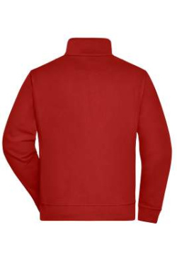 Workwear Sweat Jacket, wine – James & Nicholson (4)
