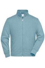 Workwear Sweat Jacket, steel-blue
