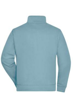 Workwear Sweat Jacket, steel-blue – James & Nicholson (4)