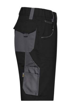 Workwear Bermudas – STRONG, black/carbon – James & Nicholson (3)