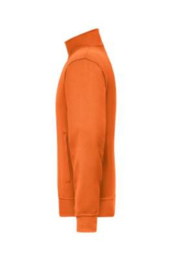 Workwear Sweat Jacket, orange – James & Nicholson (2)