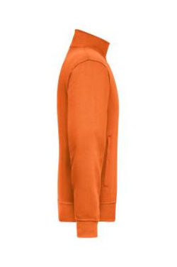 Workwear Sweat Jacket, orange – James & Nicholson (3)