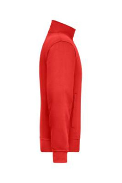 Workwear Sweat Jacket, red – James & Nicholson (3)