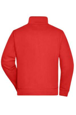Workwear Sweat Jacket, red – James & Nicholson (4)