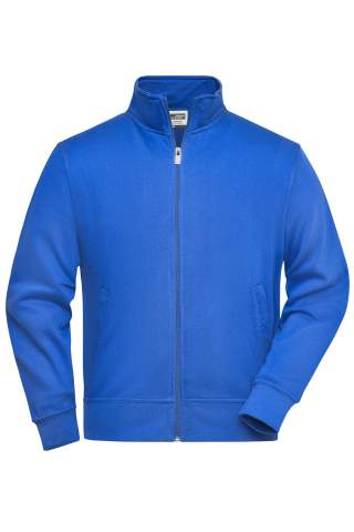 Workwear Sweat Jacket, royal – James & Nicholson (1)