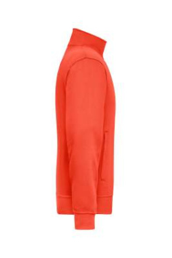 Workwear Sweat Jacket, spicy-orange – James & Nicholson (3)