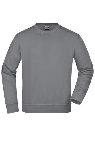 Workwear Sweatshirt, dark-grey – James & Nicholson (1)