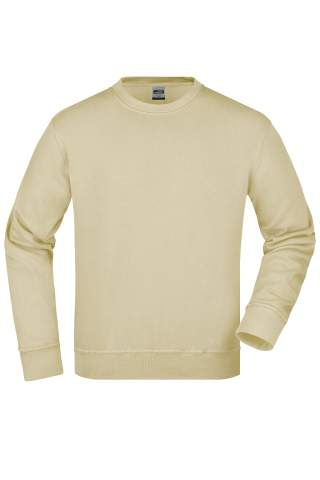 Workwear Sweatshirt, stone – James & Nicholson (1)