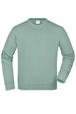 Workwear Sweatshirt, foggy-green – James & Nicholson (1)