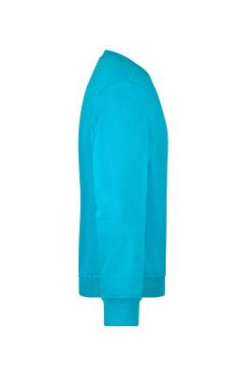 Workwear Sweatshirt, turquoise – James & Nicholson (3)