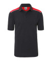 Men's Workwear Polo, carbon/red