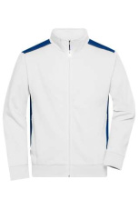 Workwear Sweat Jacket, white/royal