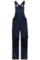 Workwear Pants with Bib - SOLID, navy