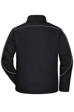 Workwear Softshell Jacket - SOLID, black – James & Nicholson (4)