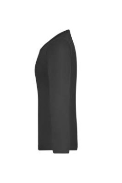 Ladies’ medium-weight long-sleeved shirt, black - James & Nicholson (2)