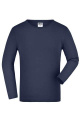 Junior medium-weight long-sleeved shirt, navy