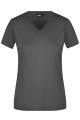Ladies' Slim Fit V-T, graphite