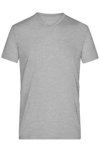 Men's Heather T-Shirt, grey-heather – James & Nicholson (1)