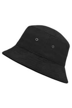 Fisherman Piping Hat, black/black – Myrtle Beach (2)