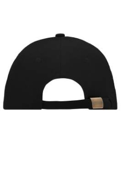 6 Panel cap with contrasting brim edge, black/yellow - Myrtle Beach (4)