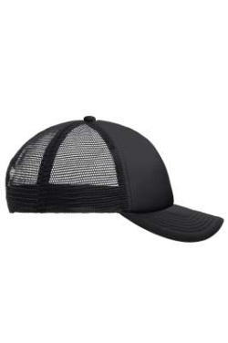 5 Panel Polyester Mesh Cap for Kids, black/black – Myrtle Beach (3)