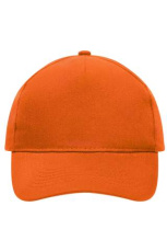5 Panel Cap Heavy Cotton, orange