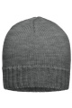Rib-Beanie, dark-grey-melange