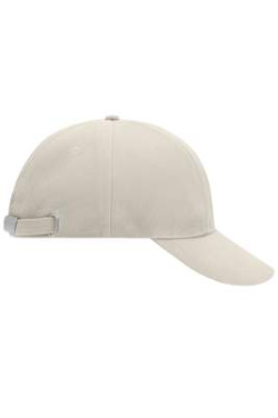 Turned 6 Panel Cap Laminated, light-grey – Myrtle Beach (3)
