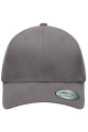 6 Panel Elastic Fit Baseball Cap, dark-grey