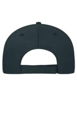 5 Panel cap with contrasting brim edge Organic Cotton, navy/white - Myrtle Beach (4)