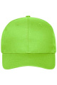 6 Panel Cap Organic Cotton, lime-green