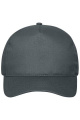 5 Panel Cap Organic Cotton, graphite