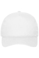 5 Panel Cap Organic Cotton, white