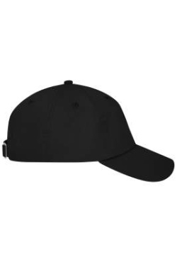 6 Panel Dad Cap Organic Cotton, black – Myrtle Beach (3)