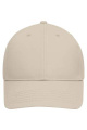 6 Panel Cap Bio Cotton, sandstone