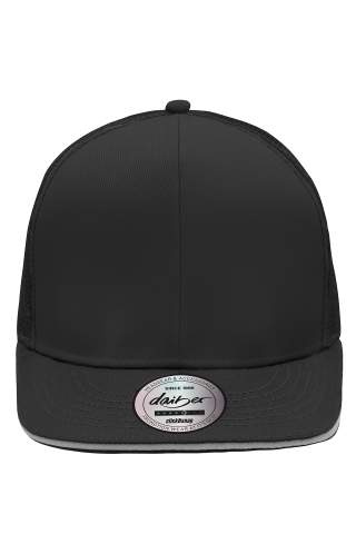 Pro Cap Mesh 6 Panel, black/light-grey – Myrtle Beach (1)