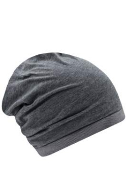 Heather Summer Beanie, black-melange/dark-grey – Myrtle Beach (3)
