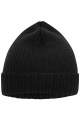 Basic Knitted Beanie, black