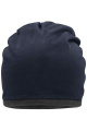 Fleece Beanie, navy/carbon