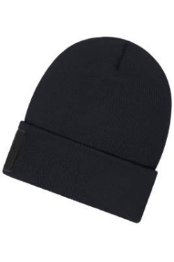 Beanie with Patch (10cm x 5cm) - Thinsulate, black – Myrtle Beach (2)