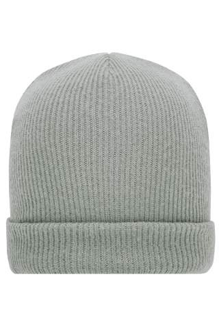 Soft Knitted Winter Beanie GRS, light-grey – Myrtle Beach (1)