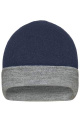 Reversible Beanie, navy/grey-heather