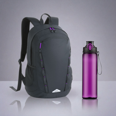 Expedition Set: sports backpack, 24 L & tritan™ water bottle 750 ml, purple, product image