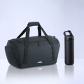 Expedition Set: sports bag & steel bottle, 650 ml, black